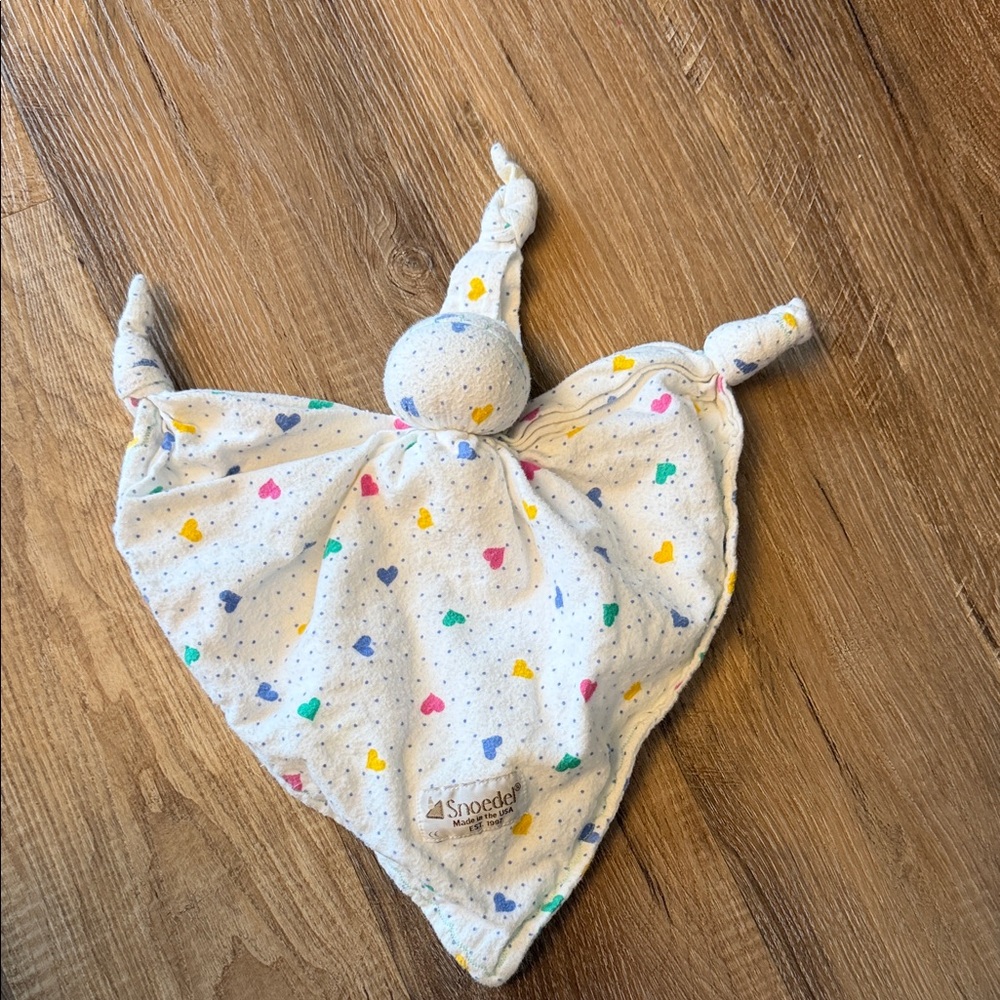 Dutch SNOEDEL Baby Scent LOVEY Flannel Comfort Bond Security Blanket